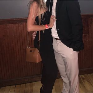 Worn once! Express strapless jumpsuit